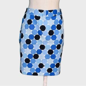 NWOT Talbots Stretch Dotted Skirt